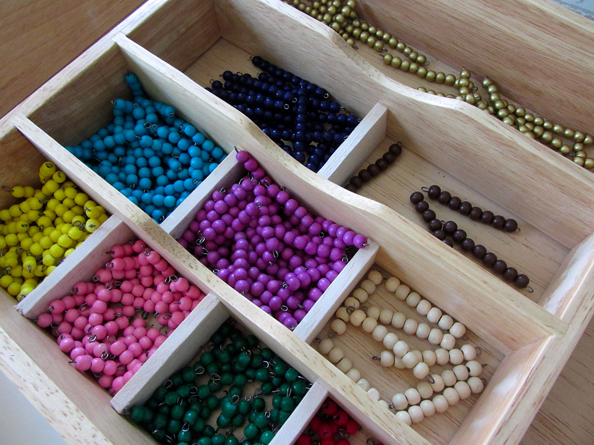 DIY Montessori Math Beads Imagine Our Life